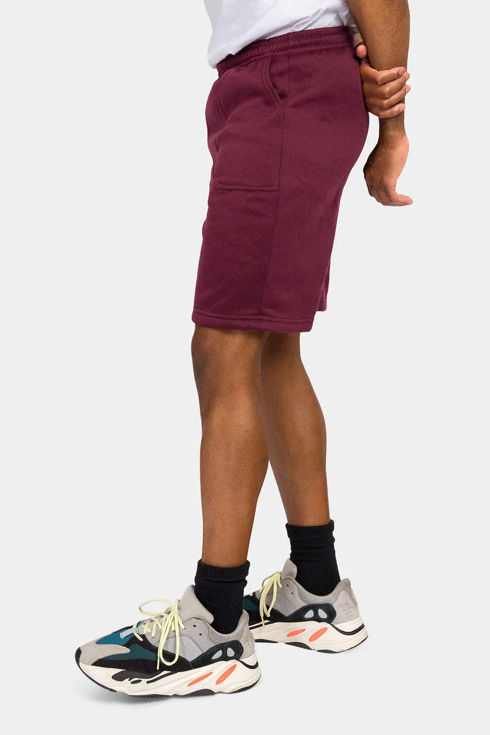 Essential Solid Fleece Shorts