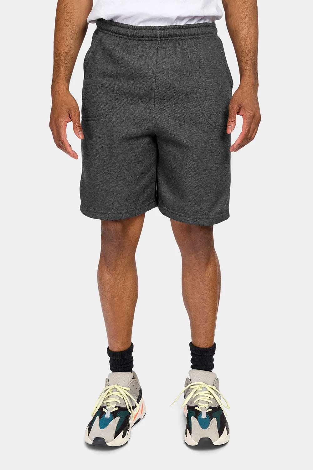 Essential Solid Fleece Shorts