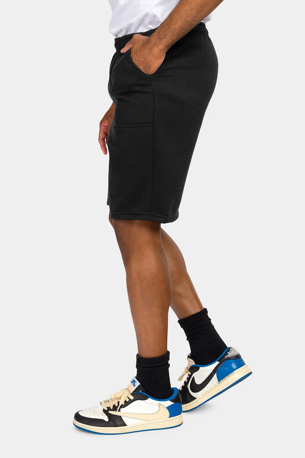 Essential Solid Fleece Shorts