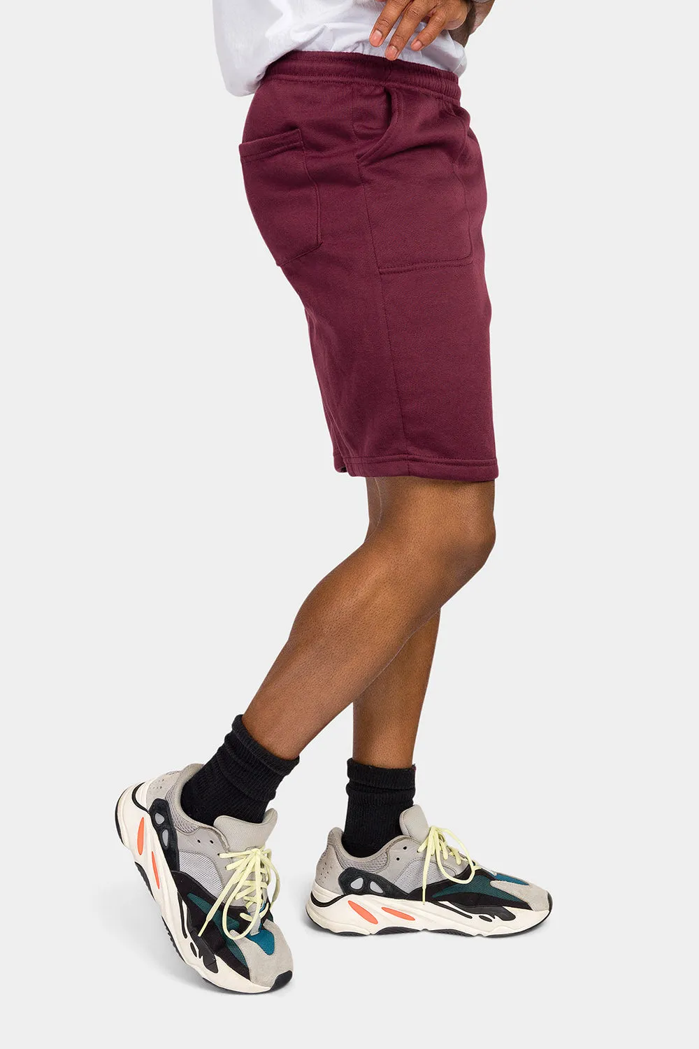 Essential Solid Fleece Shorts