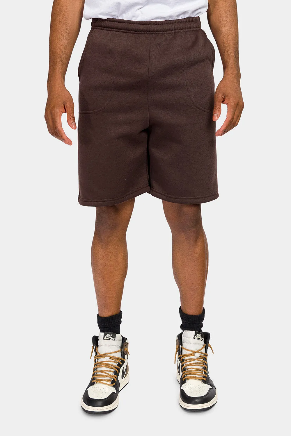 Essential Solid Fleece Shorts