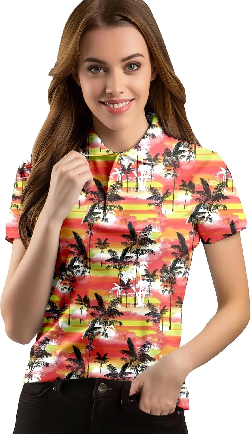 Funny Golf Shirts for Women Short Sleeve Quick Dry Tennis Shirts Athletic Tops for Yoga Tennis