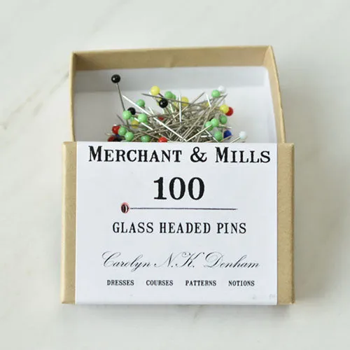 Glass Headed Blocking Pins