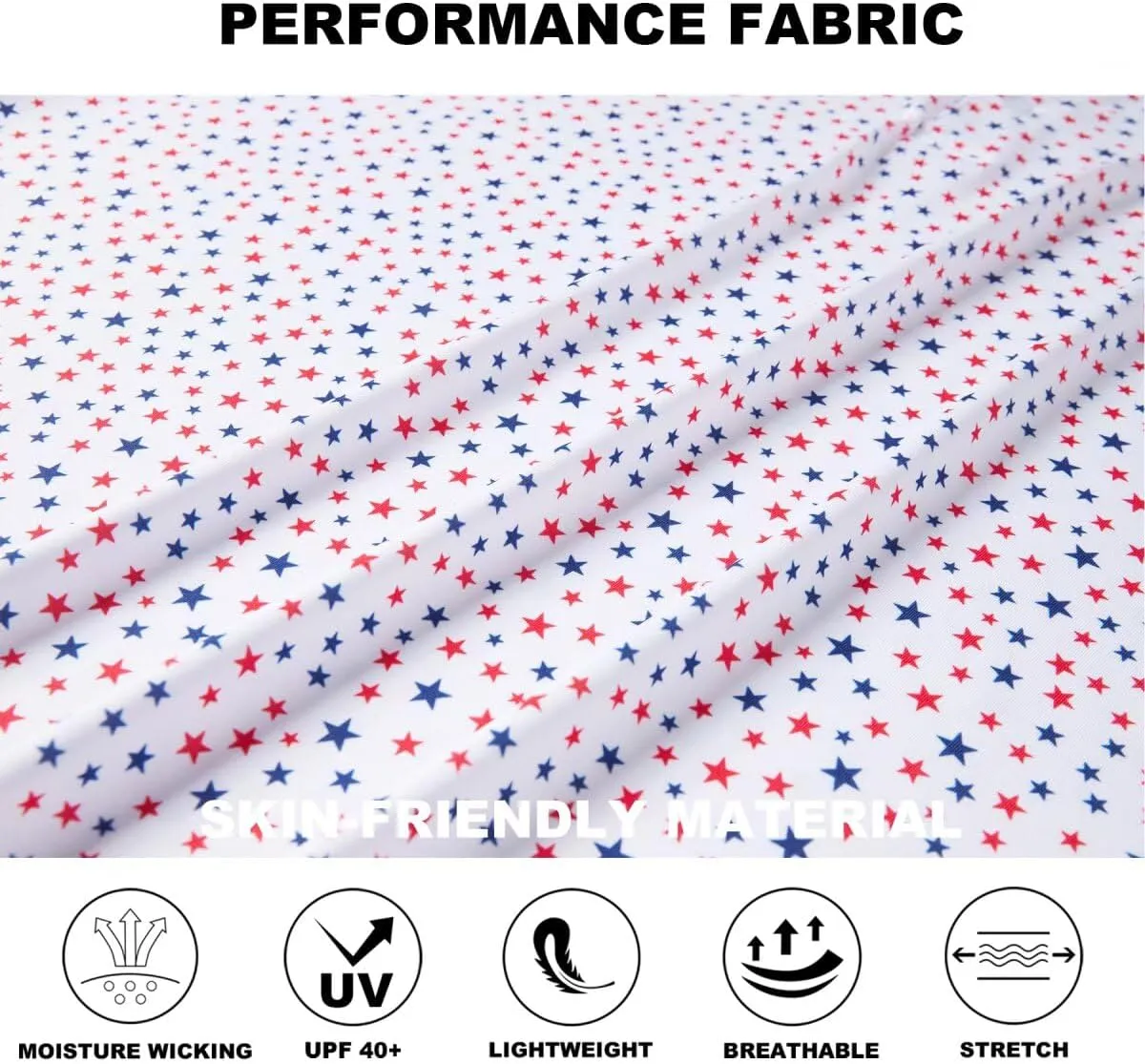 Golf Shirts for Men Dry Fit Performance Print Short Sleeve Moisture Wicking Golf Polo Shirts