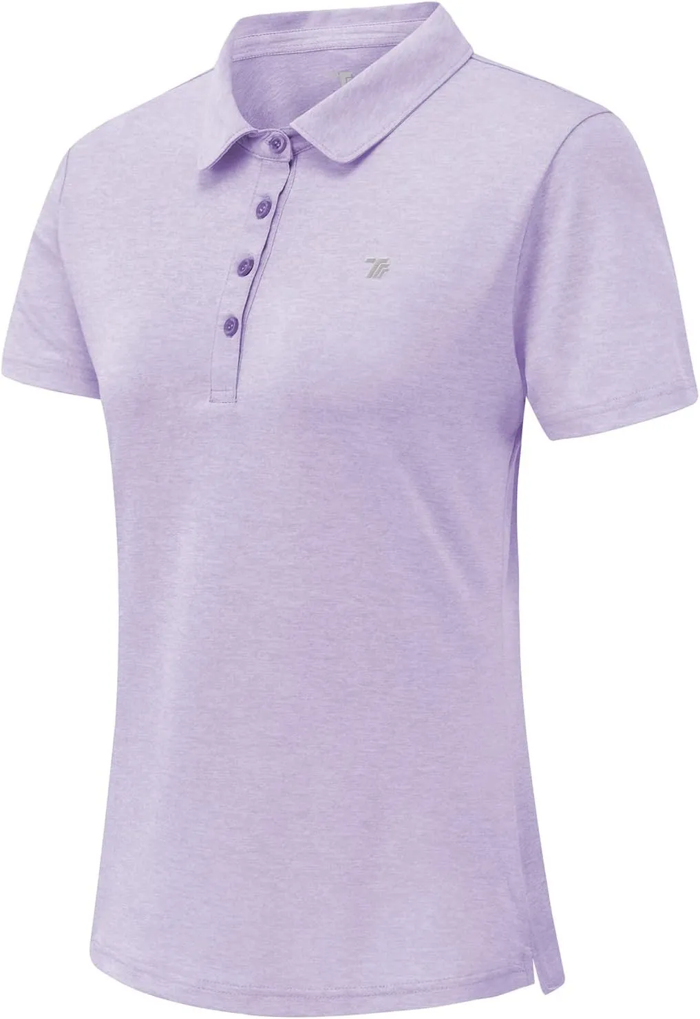 Gopune Women's Golf Polo Shirts Lightweight Quick Dry 4 Buttons Short Sleeve Shirts for Tennis