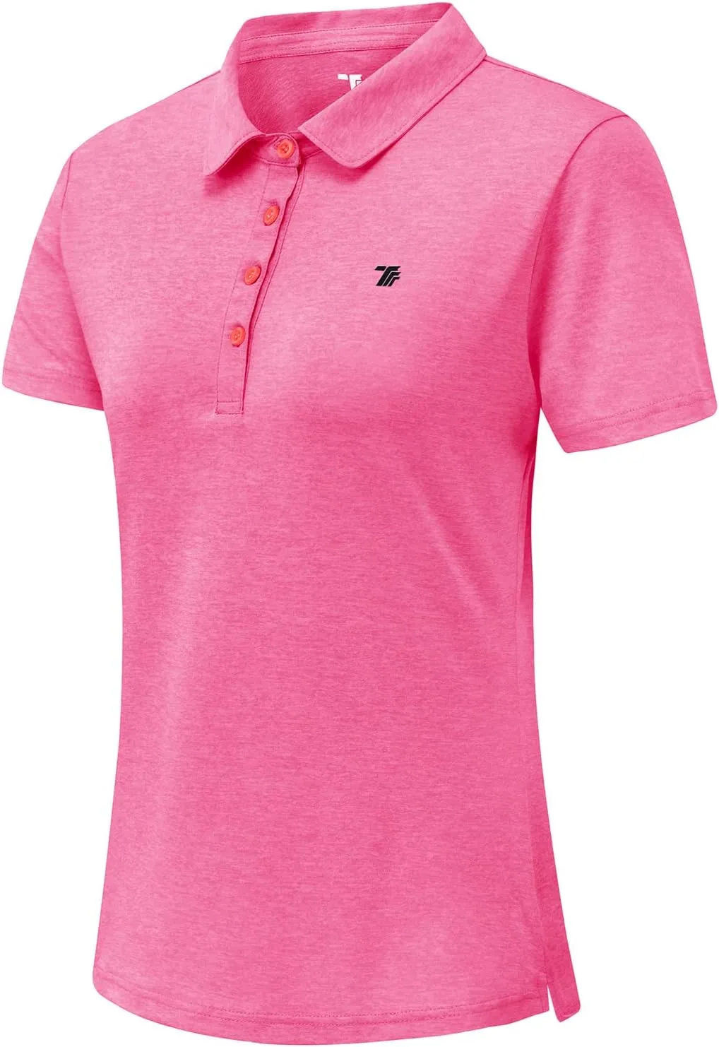 Gopune Women's Golf Polo Shirts Lightweight Quick Dry 4 Buttons Short Sleeve Shirts for Tennis