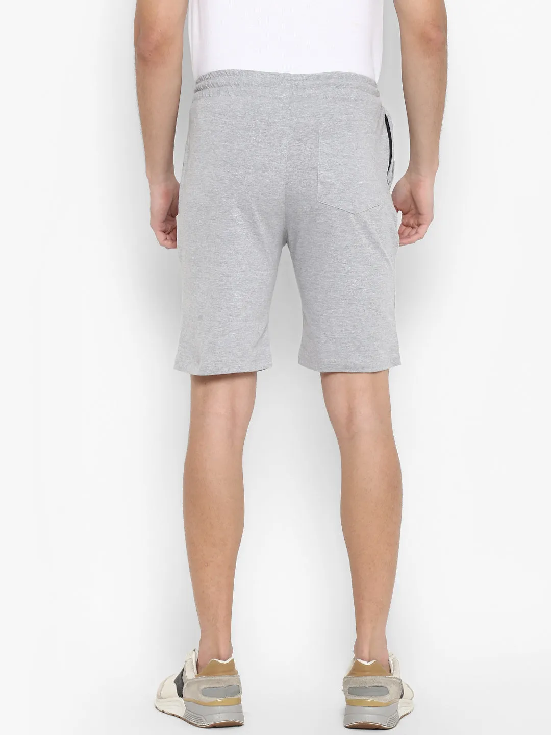 Grey Melange Shorts