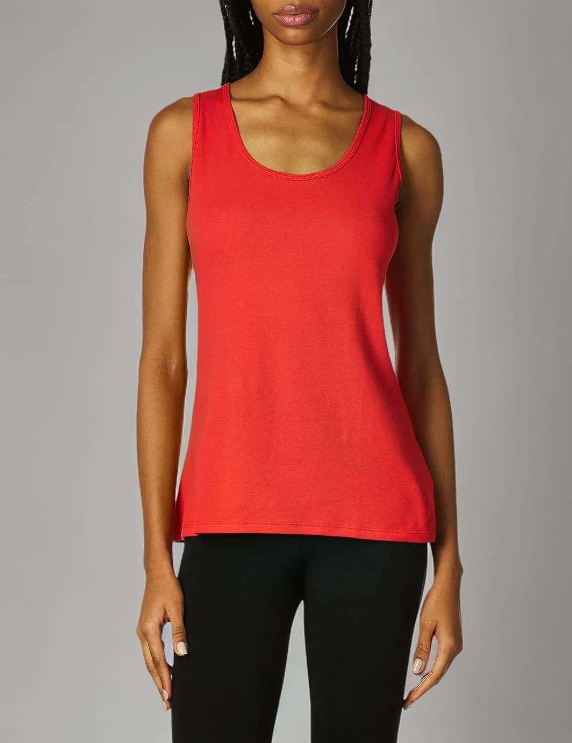 Hanes Women's Shirts, Womens Mini-Ribbed Cotton Tank Tops, Womens Sleeveless T-Shirts, Womens Tanks
