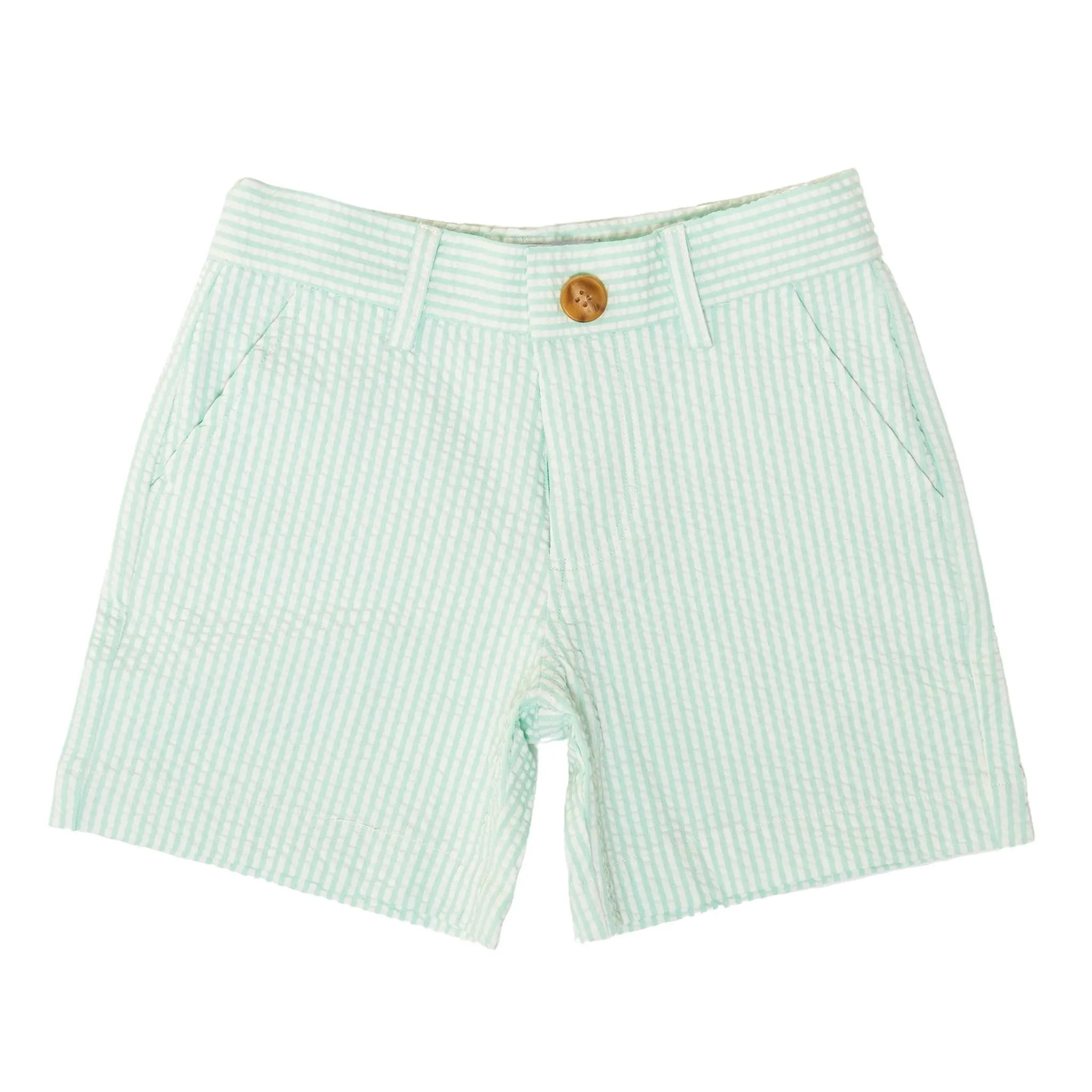 Hart Shorts in Mid Ocean Mint Seersucker