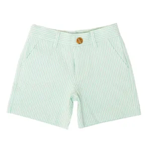 Hart Shorts in Mid Ocean Mint Seersucker