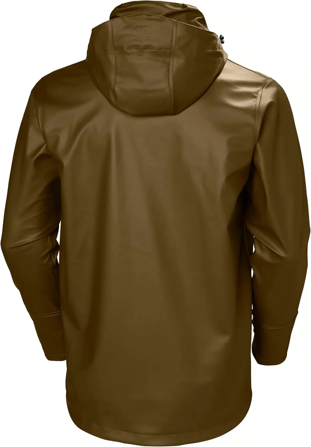 Helly-Hansen Workwear Gale Mens Rain Jackets Waterproof With Hood Made from Heavy-Duty Polyurethane on Polyester Knit