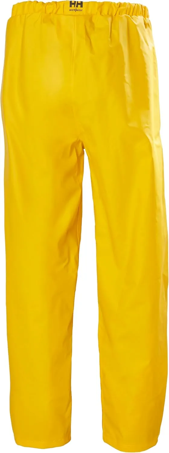 Helly-Hansen Workwear Mandal Rain Pants for Men Made from Heavy-Duty PVC-Coated Polyester with Comfortable Active Fit