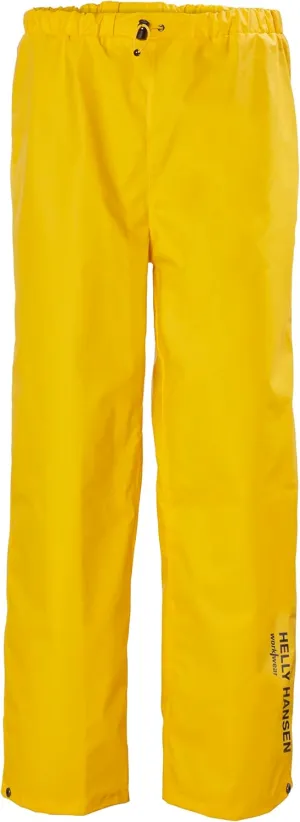 Helly-Hansen Workwear Mandal Rain Pants for Men Made from Heavy-Duty PVC-Coated Polyester with Comfortable Active Fit