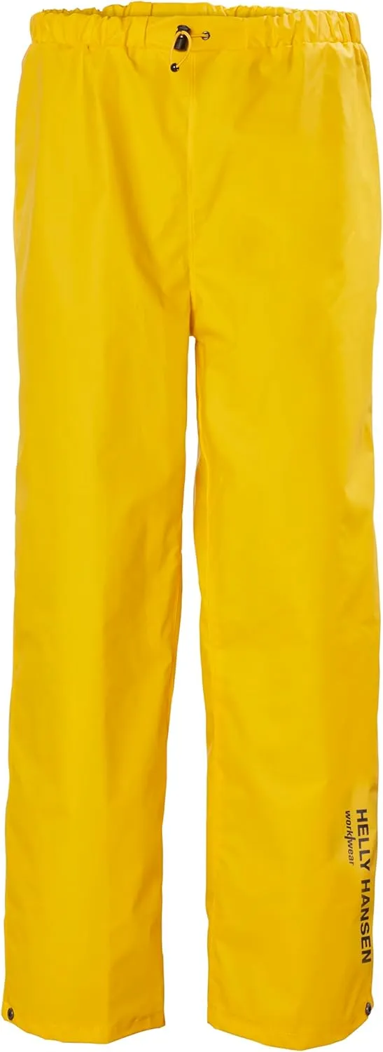 Helly-Hansen Workwear Mandal Rain Pants for Men Made from Heavy-Duty PVC-Coated Polyester with Comfortable Active Fit