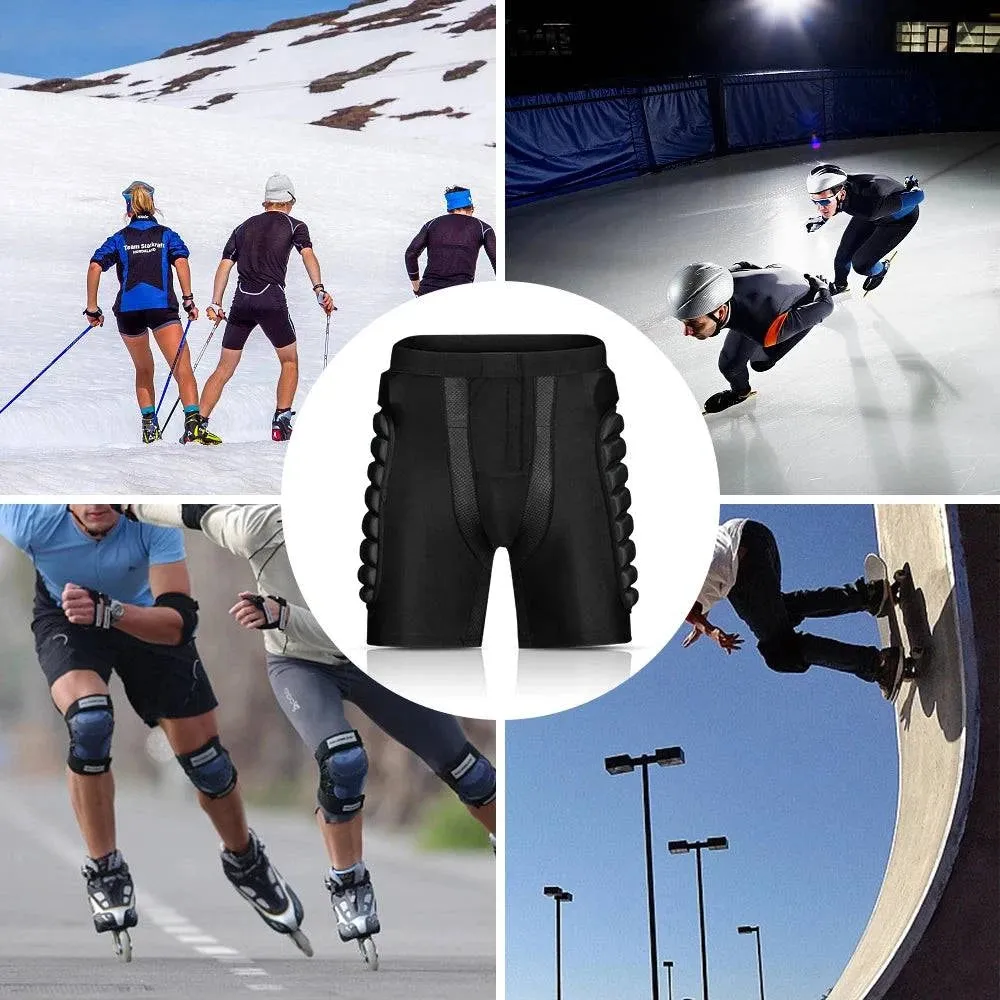 Hip Butt Protective Padded Shorts Armor Hip Protection Shorts Snowboarding Skating Skiing Ride Hip Protection Shorts Men Women