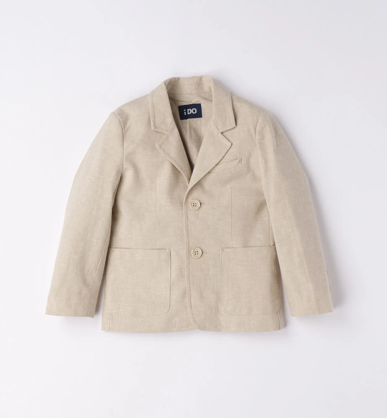 IDO - Linen Blazer - Natural