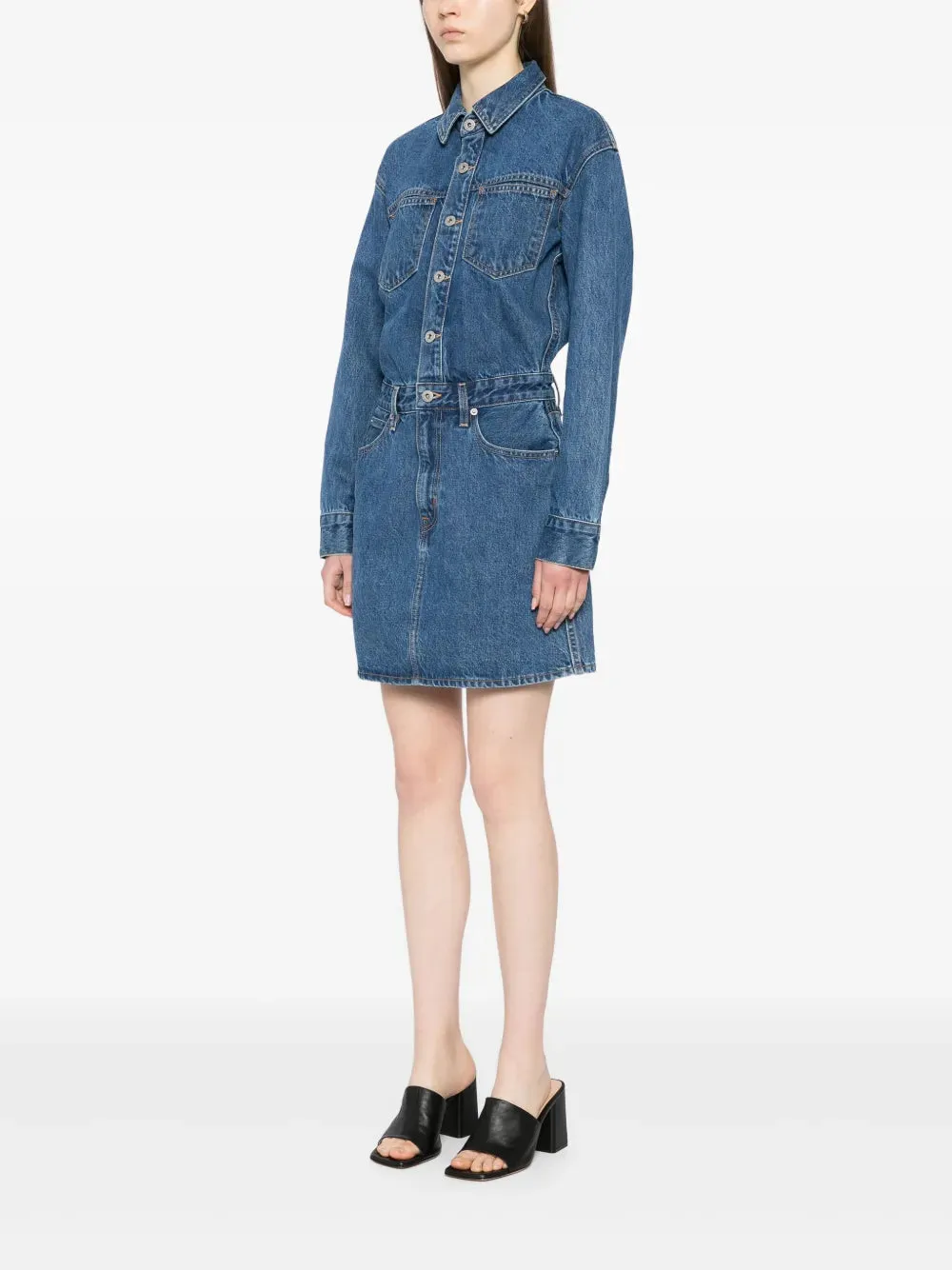 Jagger Dress in Sweet Memory Blue