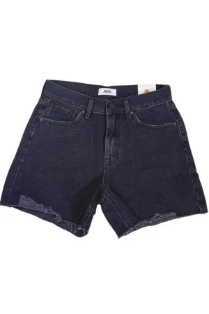 JBD by Just Black Denim Hi-Rise Frayed Shorts