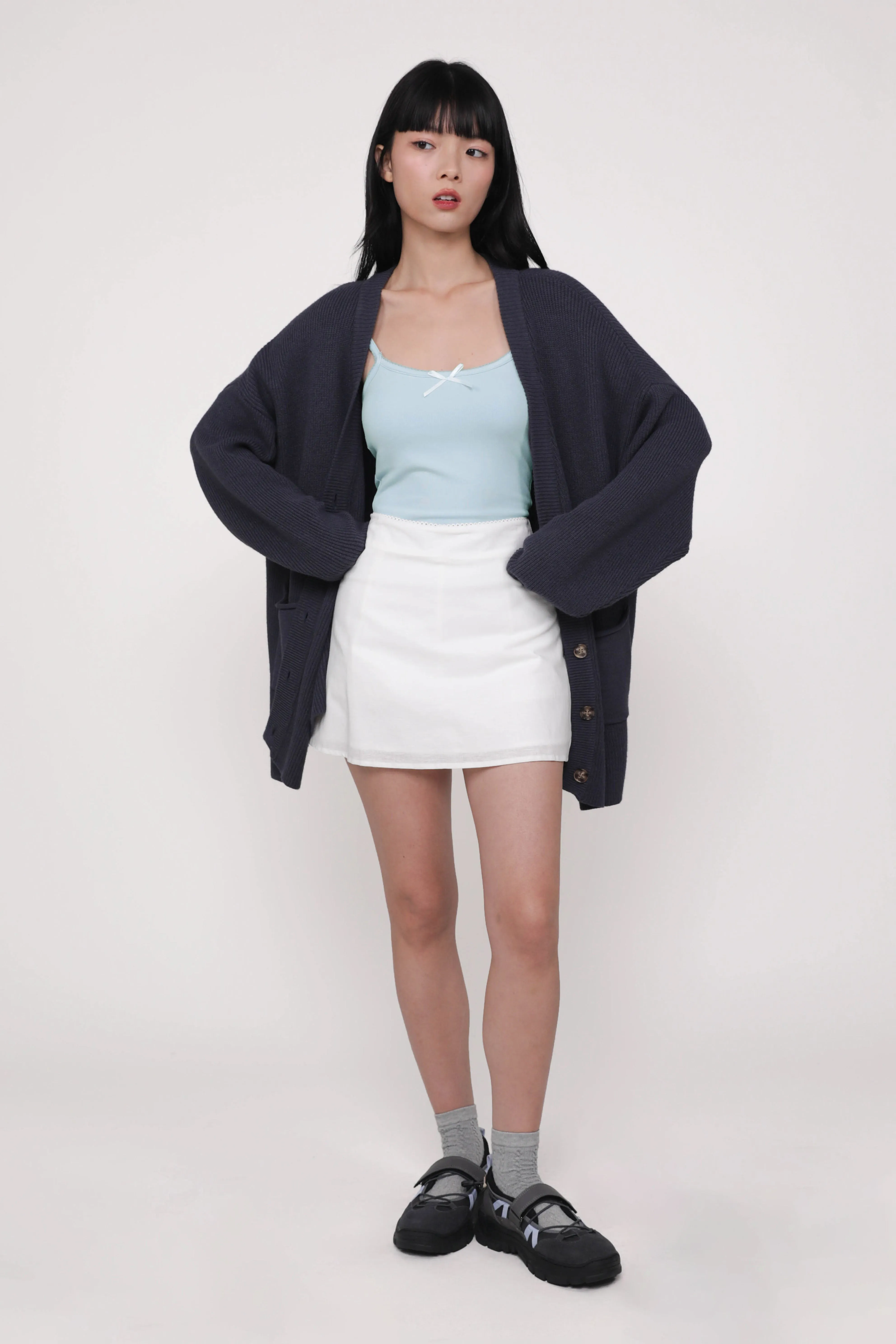 Kera Crochet Trim Skorts