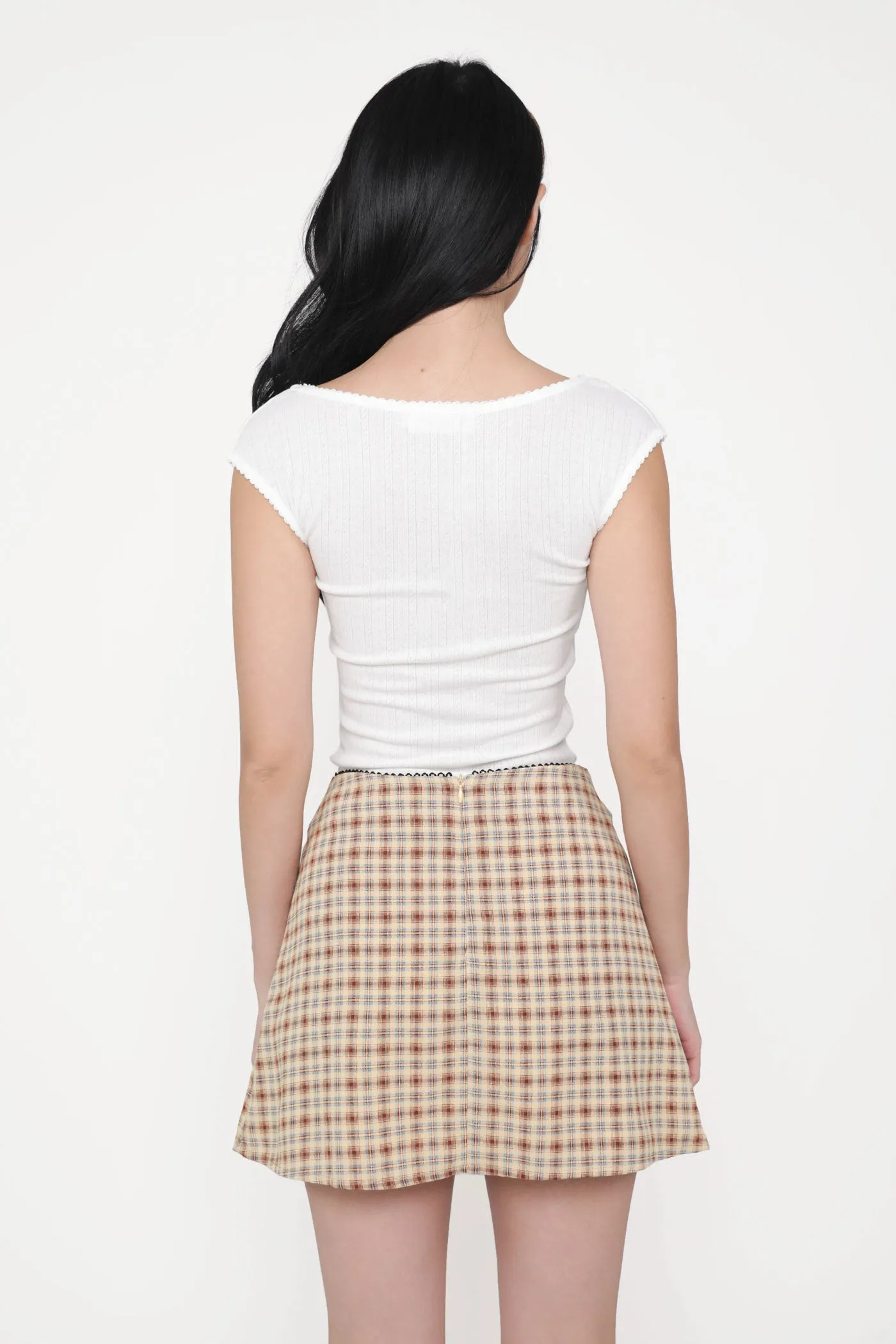 Kera Crochet Trim Skorts