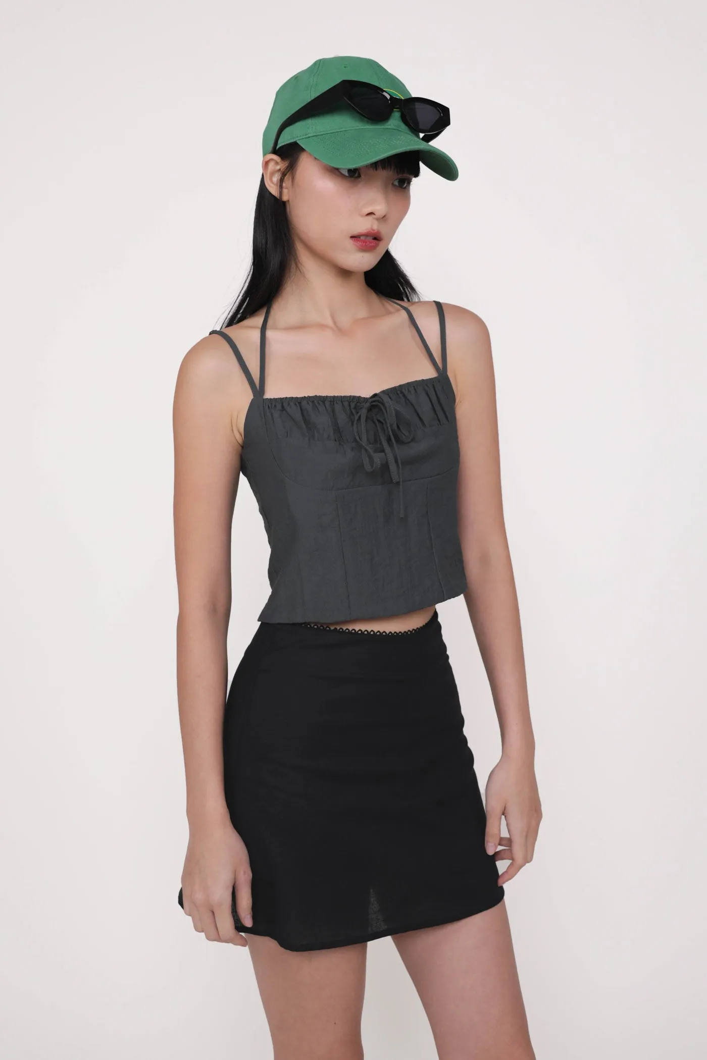Kera Crochet Trim Skorts