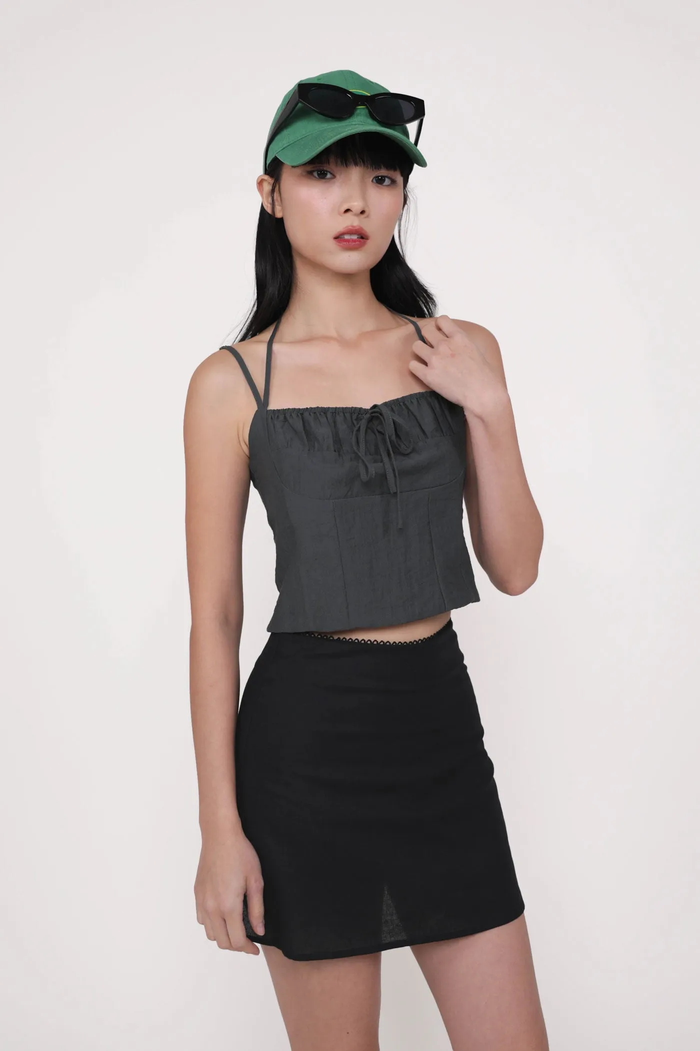 Kera Crochet Trim Skorts