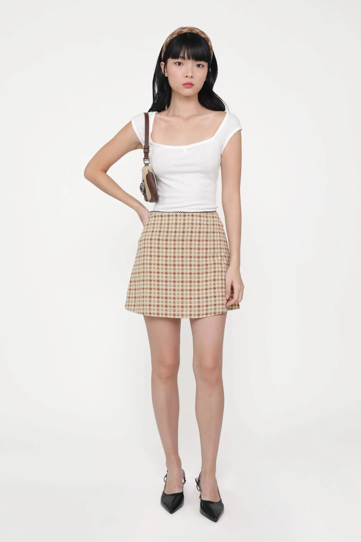 Kera Crochet Trim Skorts