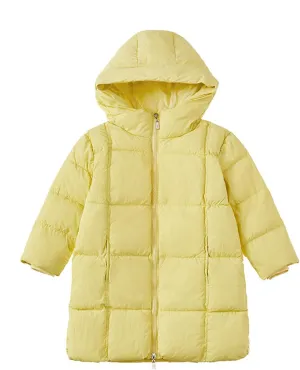 Kids Girls Boys Winter Warm Thick Solid Cotton Long Sleeve Padded Jacket Coat Clothes Toddler Baby Girl Sweaters