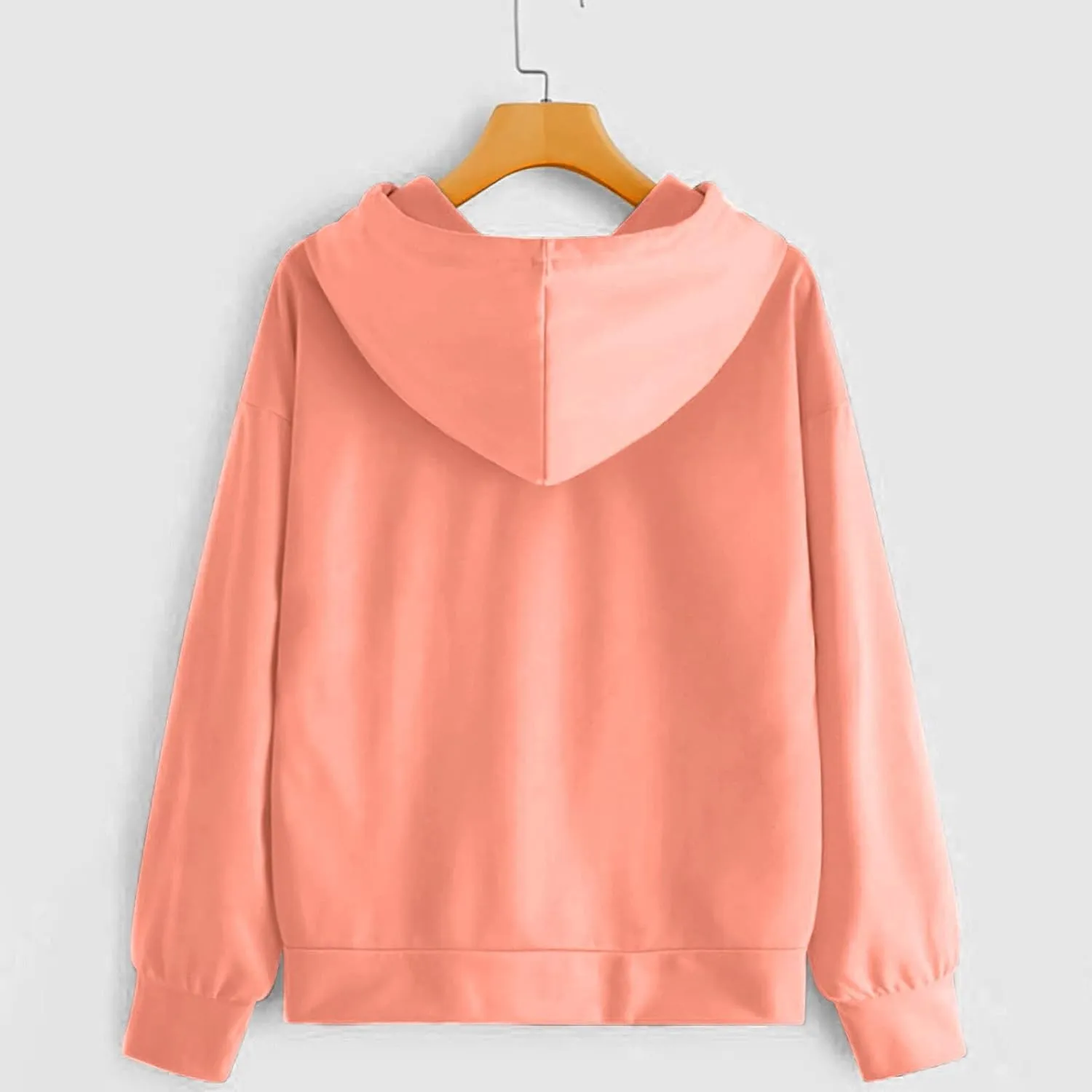 Light Weight Sweatshirts for Women 2024 Hoodies Graphic Pullover Tunic Tops Long Sleeve Loose Fit Casual Blouses