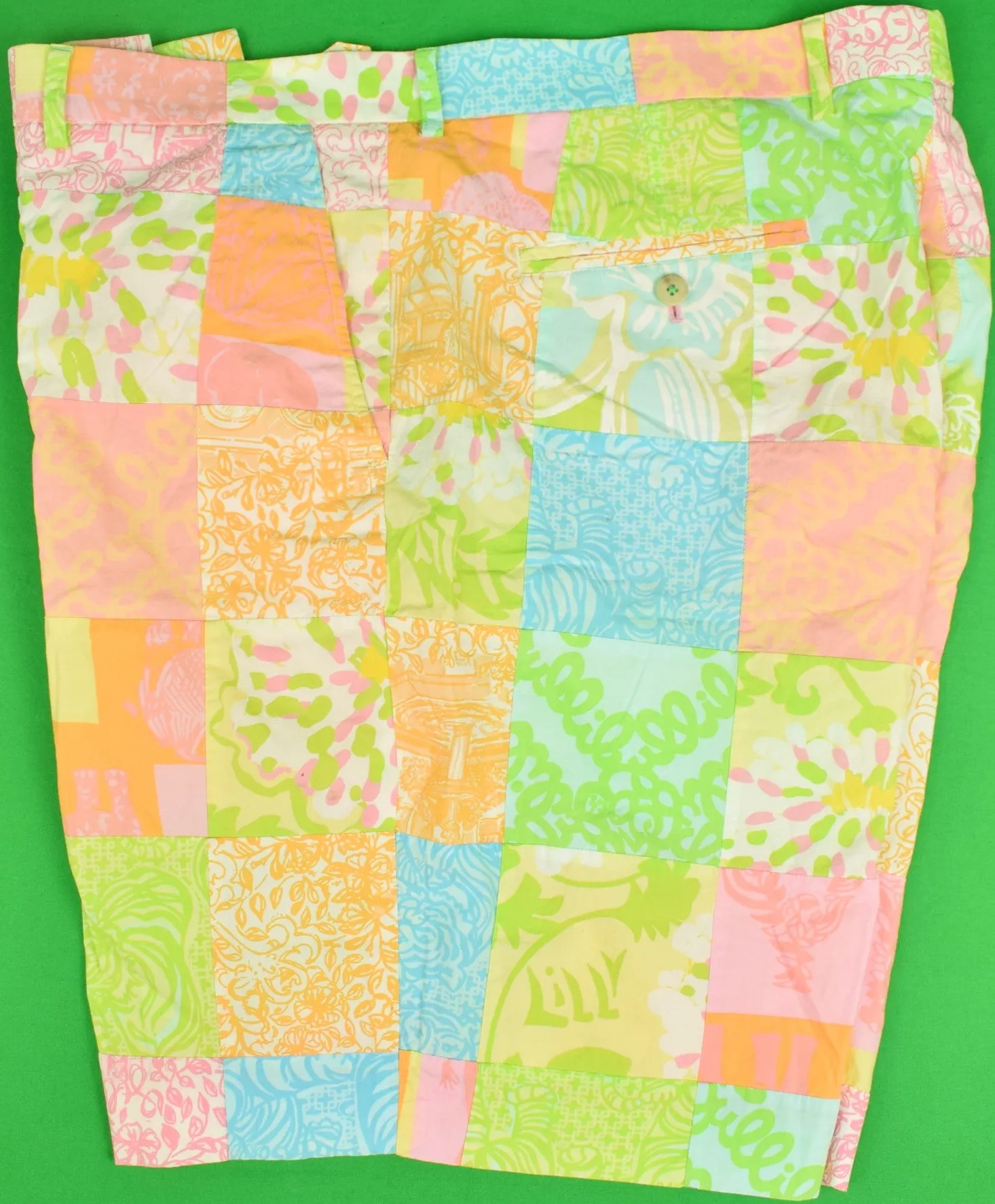 Lilly Pulitzer Everglades Patchwork Short Sz: 40 (SOLD)