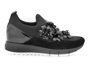 Liu Jo slip-on lurex con fiori applicati
