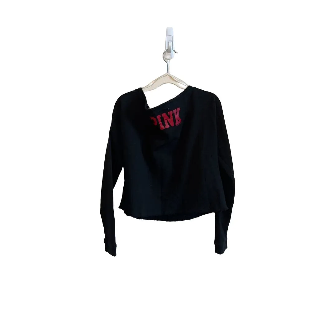 LS Cropped Georgia Sweatshirt