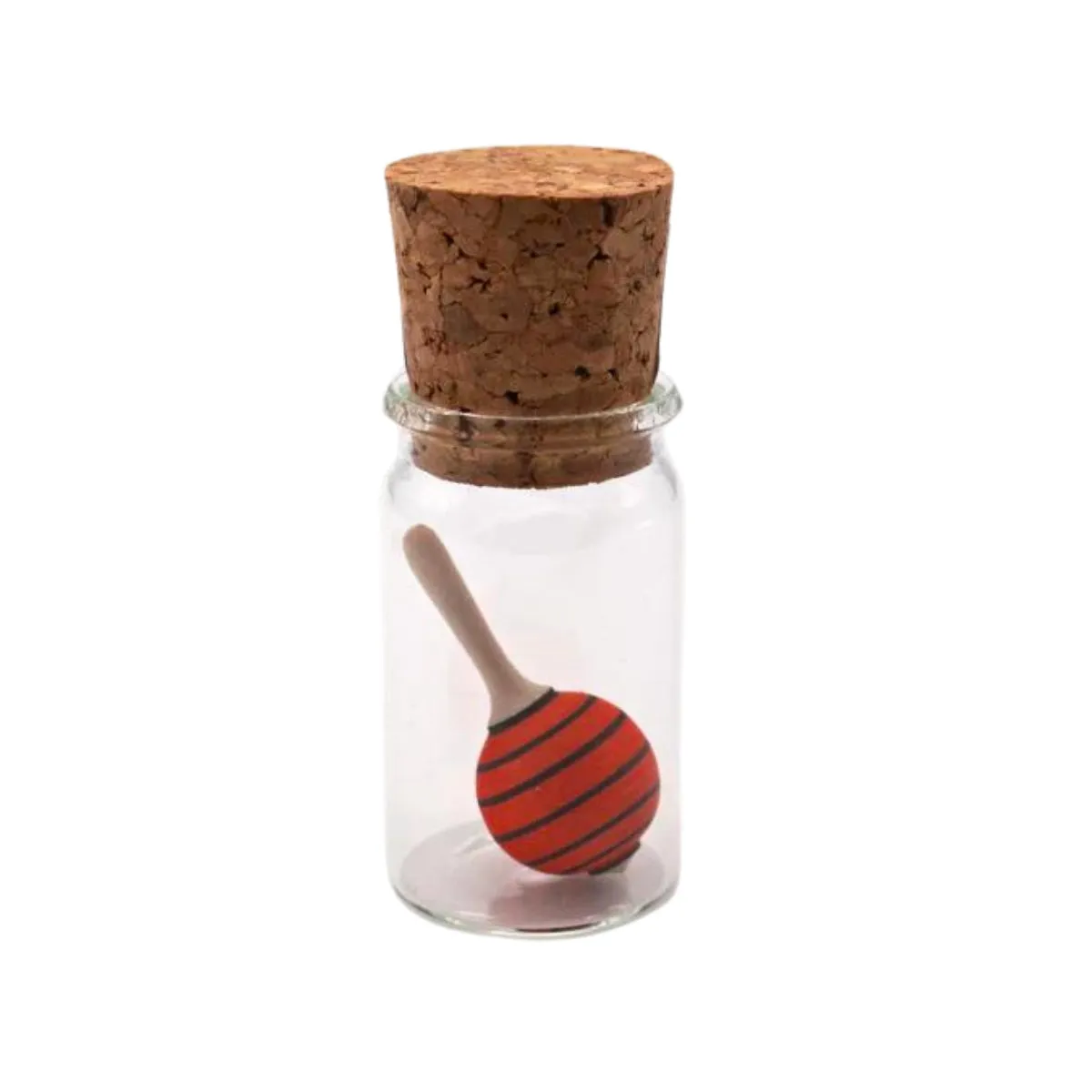 Mader Miniature Spinning Top in Glass Moonberry