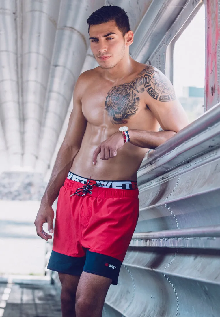 Make a Splash with Infinity Beach Shorts from BWET Swimwear - Sustainable, Stylish and Functional!