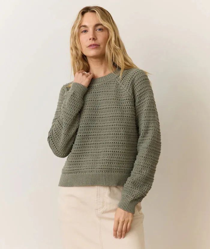 Marine Layer Montecito Crewneck Sweater