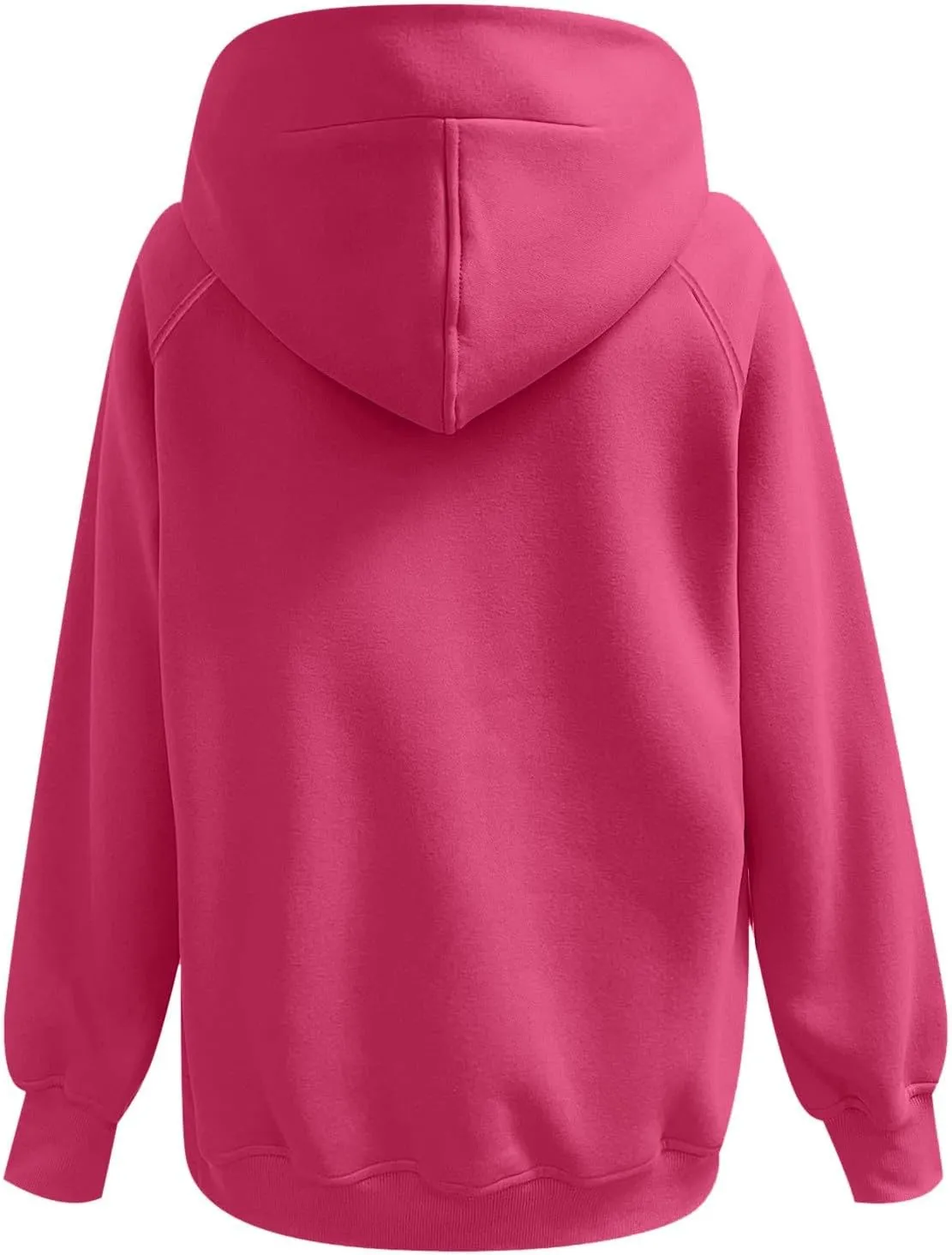 Masbird Sweatshirt for Women Half Zip Hoodie Sweatshirt Drawstring Athletic Trendy Tops with Front Pocket Long Sleeve Fall