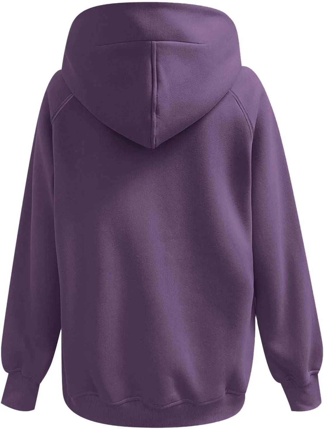Masbird Sweatshirt for Women Half Zip Hoodie Sweatshirt Drawstring Athletic Trendy Tops with Front Pocket Long Sleeve Fall