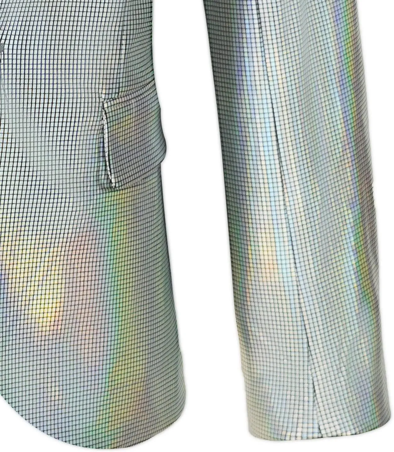 Men's 70s Outfit Disco Suit Shiny Party Outfit Sequin Costume