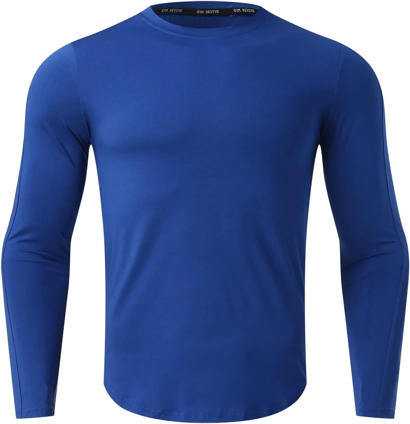 Men's Cool Dry Compression Shirts Long Sleeve Sports Baselayer T-Shirts Tops Gym Athletic Workout Bodybuilding Shirt