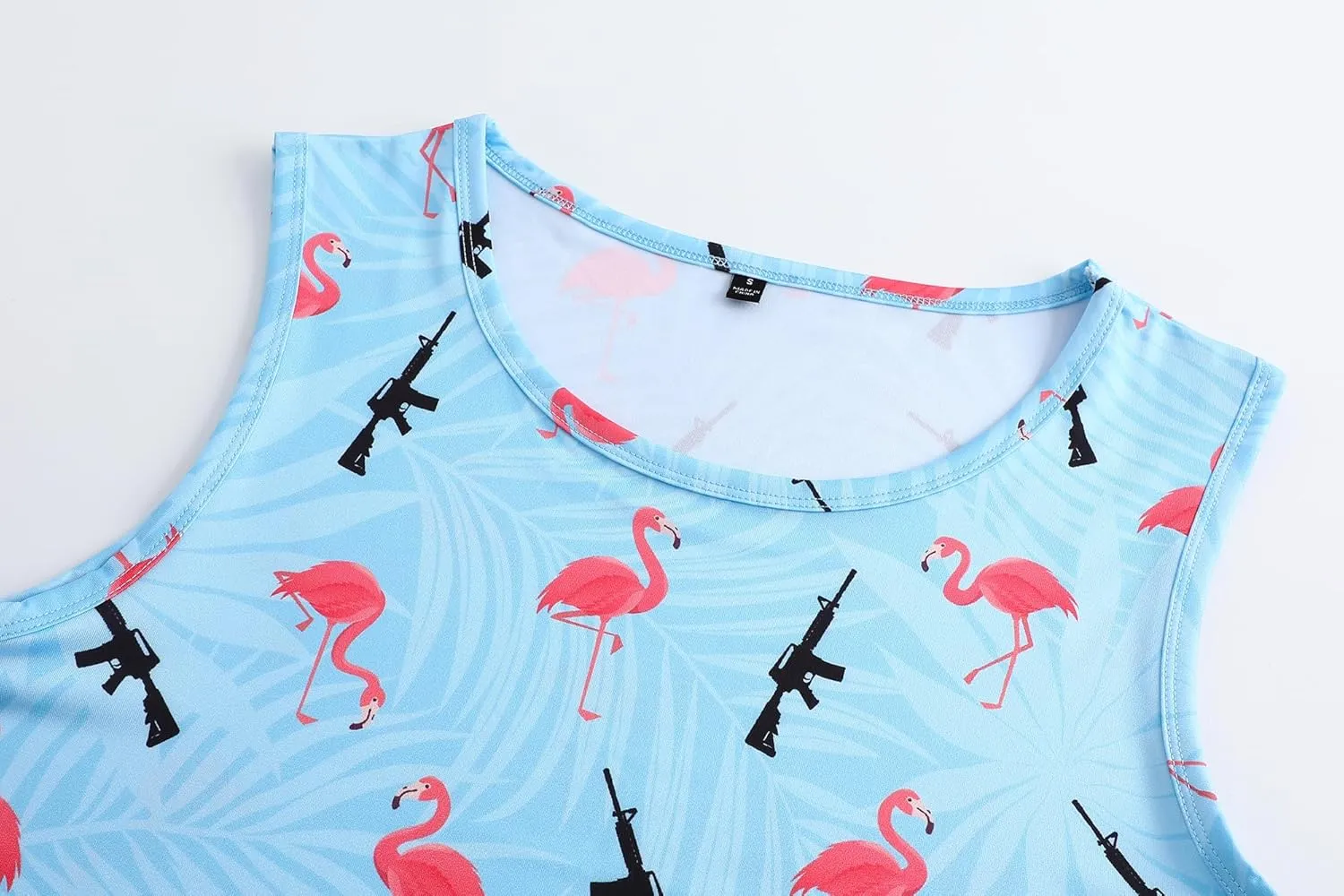 Men's Graphic Tank Tops Quick Dry Workout Beach Shirts Sleeveless Shirts for Bodybuilding Gym Fitness Training