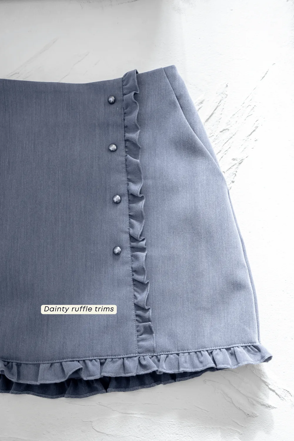 MIA PEARLS RUFFLES SKORTS IN PINK
