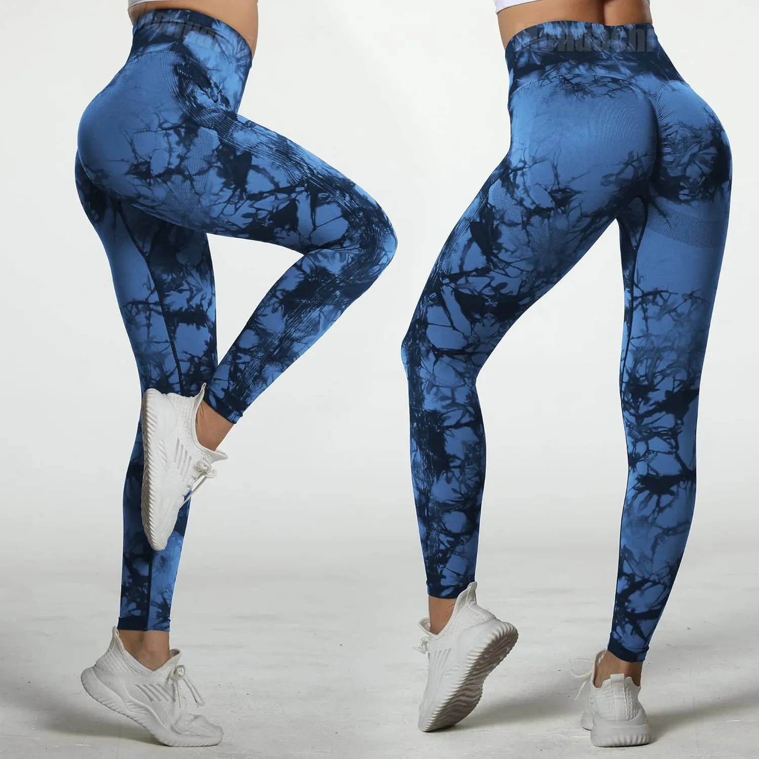 MOHUACHI Women Scrunch Butt Lifting Leggings for Women Seamless High Waisted Workout Yoga Pants Gym Booty Tights