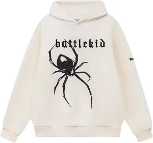 MOLERFO Spider Hoodie Emo Grunge Jackets Pullover Oversized Streetwear Sweatshirts Hooded Y2k Hoodies Women