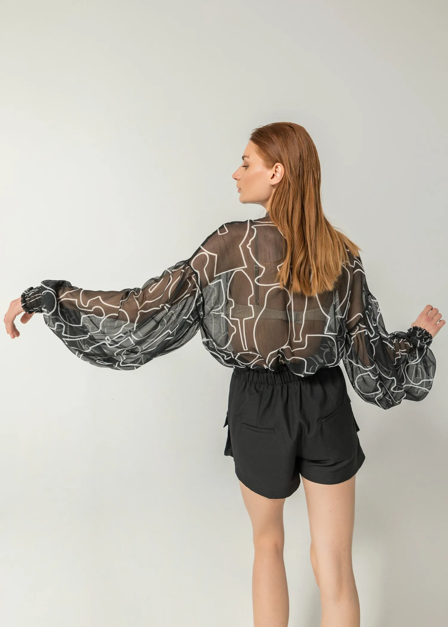 Mosaic Black Shirt