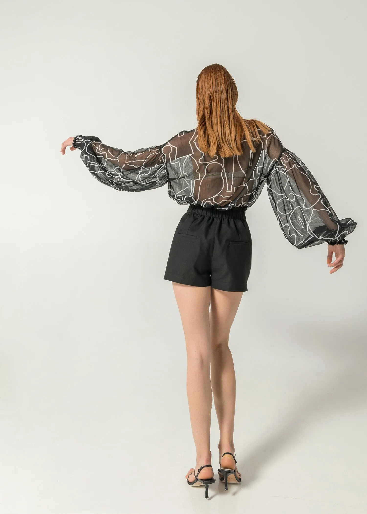 Mosaic Black Shirt
