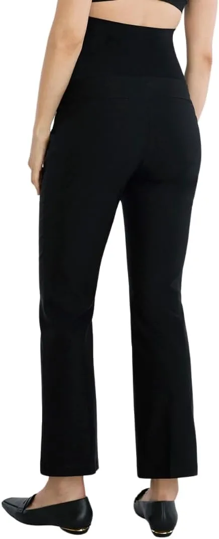 Motherhood Maternity Women's Super Stretch Secret Fit Over The Belly Ankle Straight Leg Pregnancy Dress Pants for Work