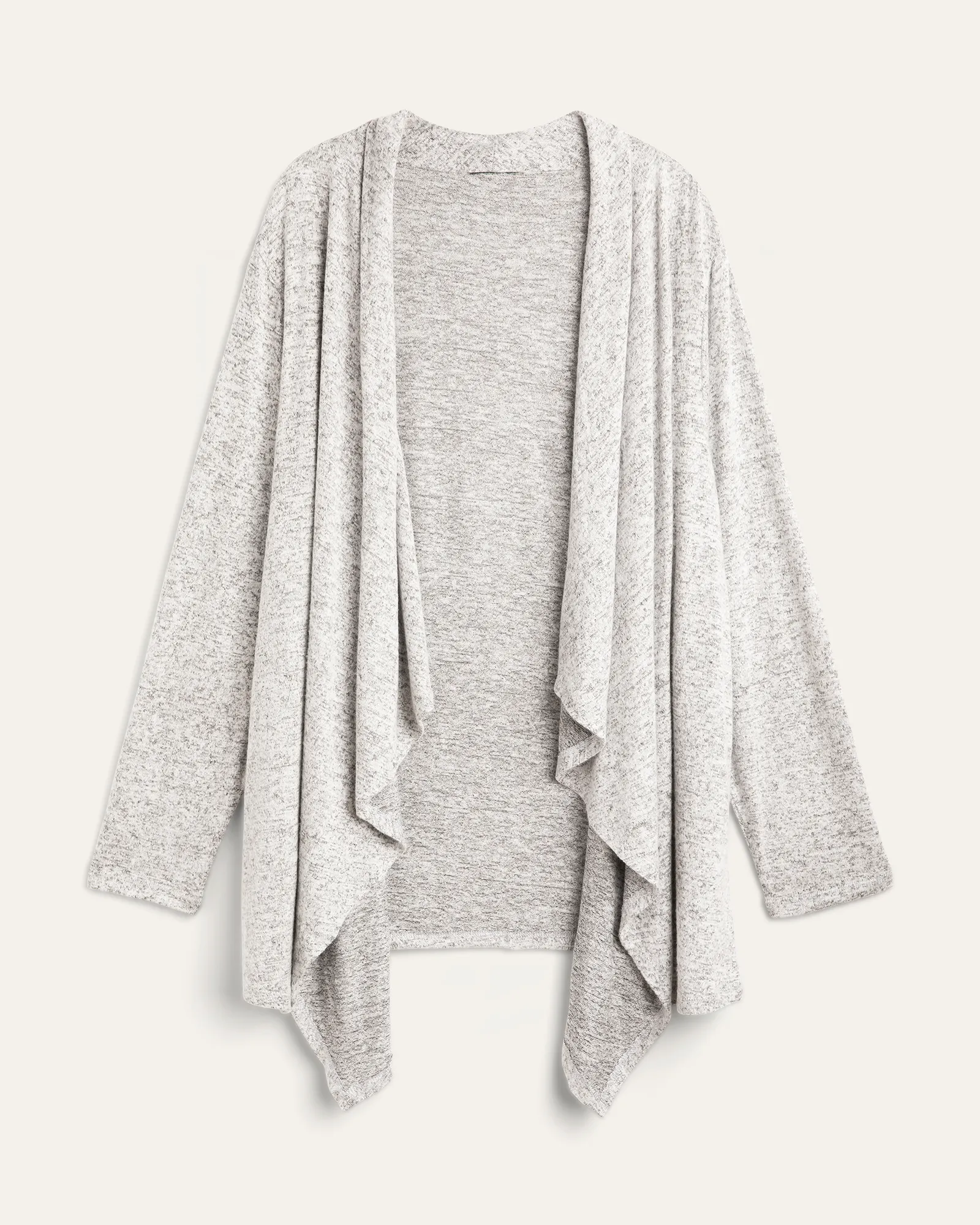 Nisha Waterfall Cardigan | Light Grey