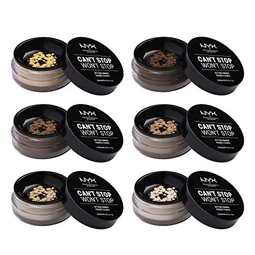 NYX Professional Makeup Can't Stop Won't Stop Setting Powder, Light, 0,21 Oz.