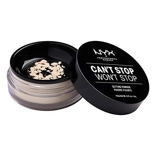 NYX Professional Makeup Can't Stop Won't Stop Setting Powder, Light, 0,21 Oz.