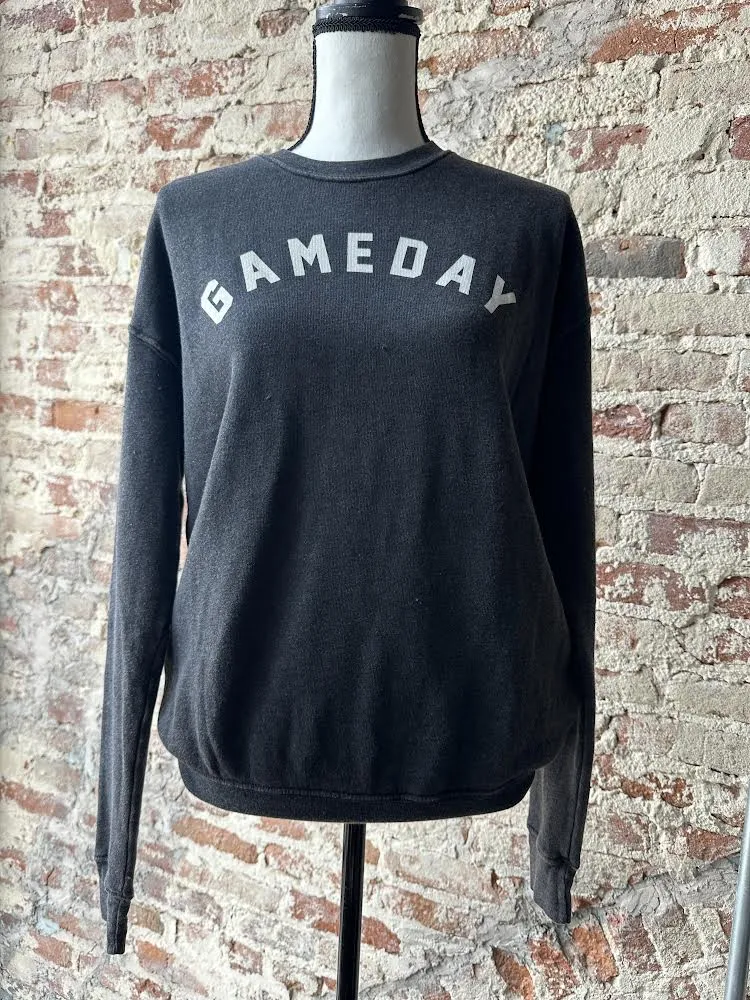 Oakes Gameday Mineral Sweatshirt [Black] ✙ON SALE NOW✙